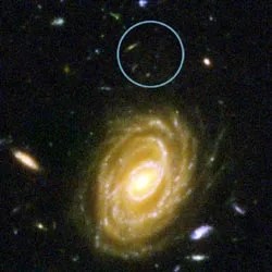 Visible light view of galaxy hudf-jd2