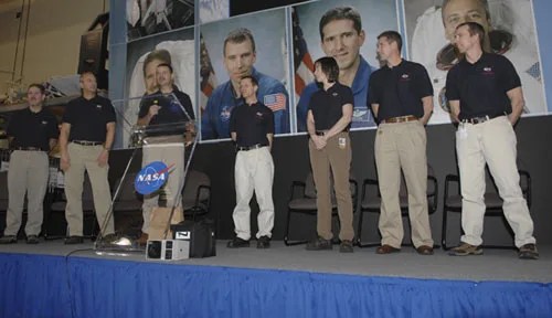 Photo from astronaut crew visit.