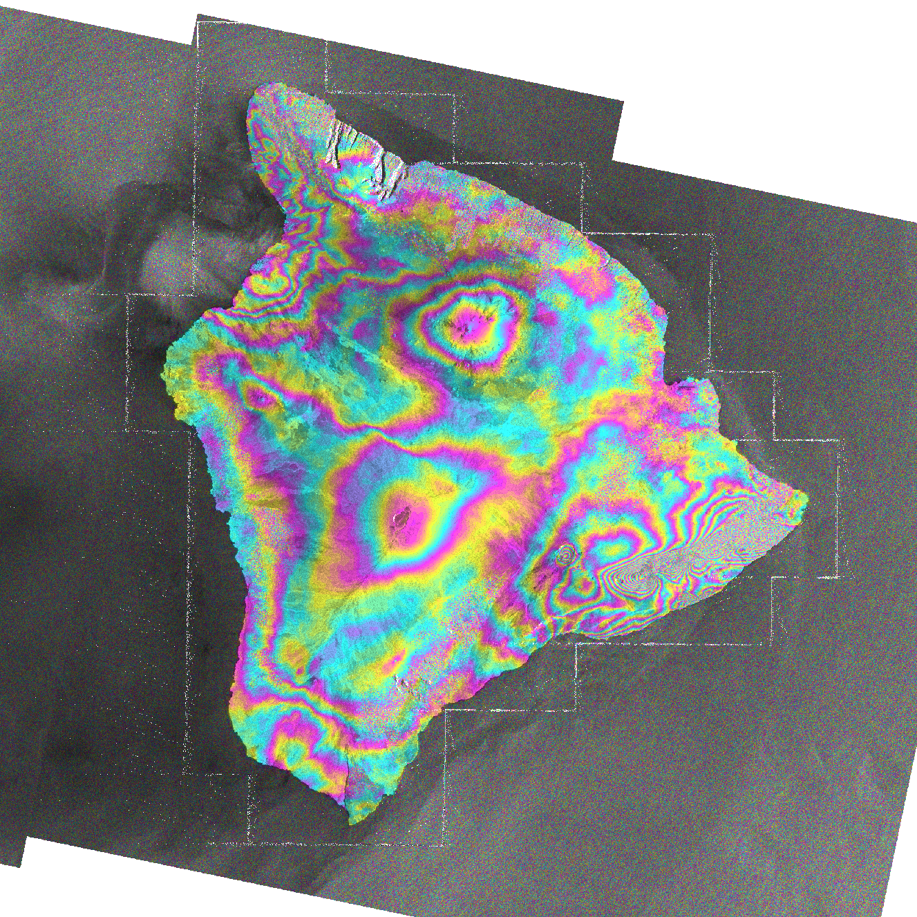 Kilauea satellite image