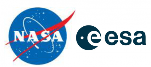 NASA and ESA logos