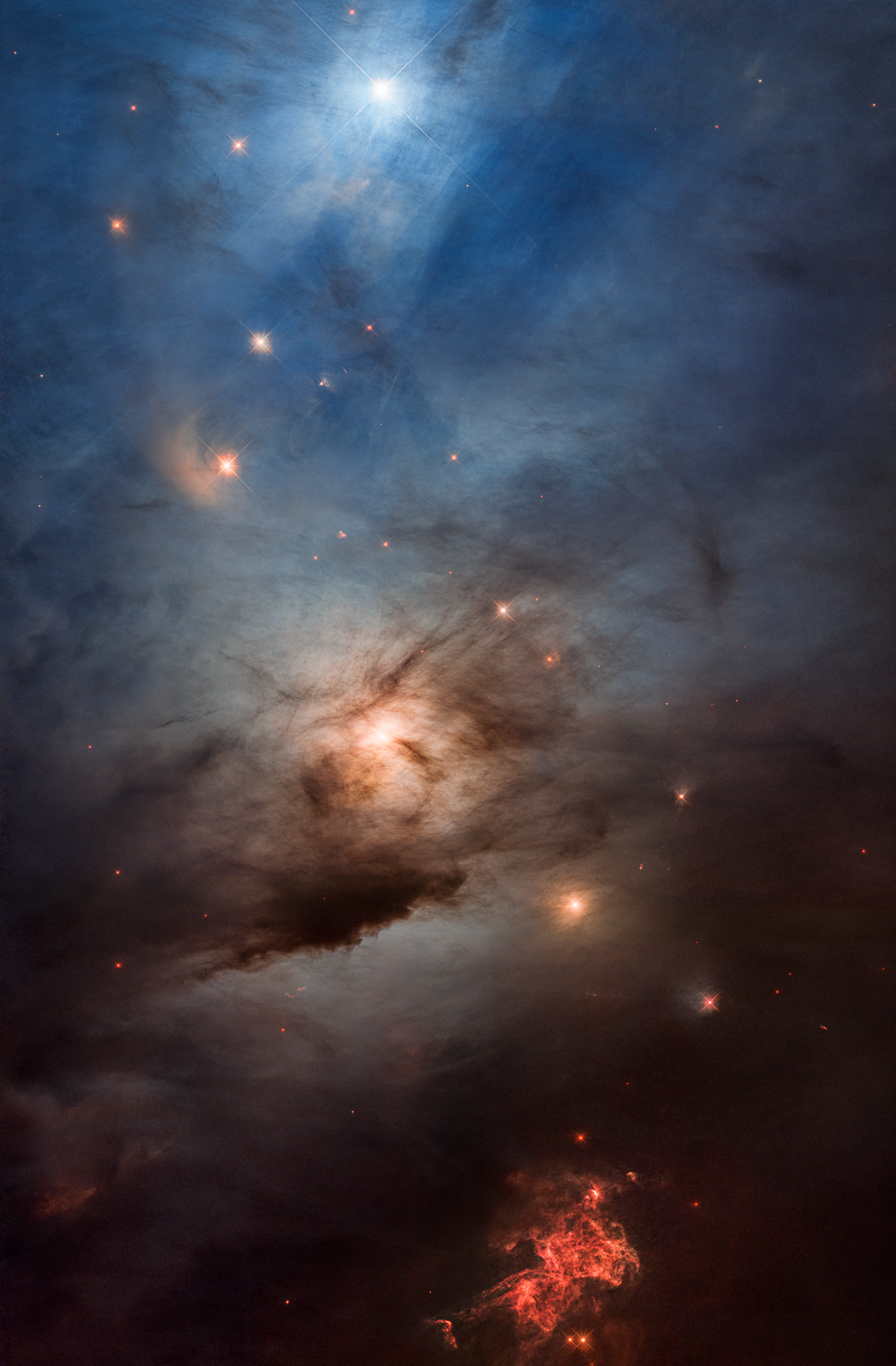 Hubble celebra su 33 aniversario con un vistazo a una región cercana de formación estelar
