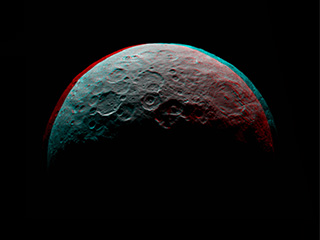 Anaglyph of Ceres