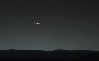 Bright 'Evening Star' Seen from Mars is Earth
