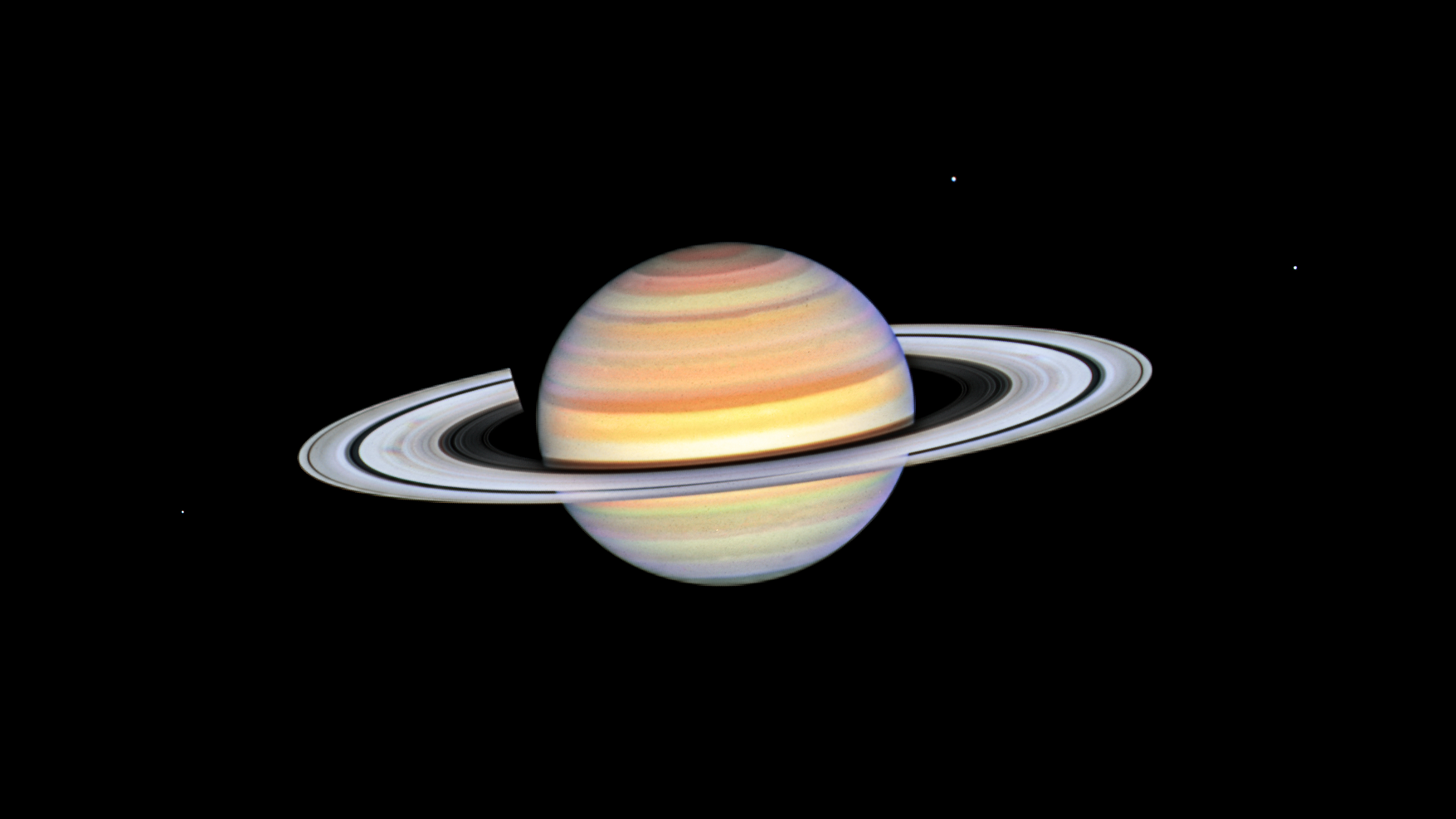 NASA’s Hubble Watches ‘Spoke Season’ on Saturn